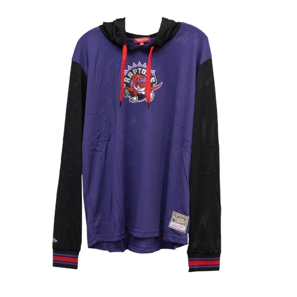 Mitchell & Ness Toronto Raptors Mesh Pullover Hoodie